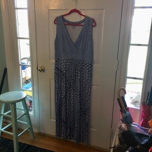 LL Bean summer knit dress XL
